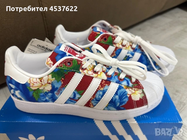 Adidas Superstar чисто нови 37 1/3, снимка 4 - Маратонки - 54249863