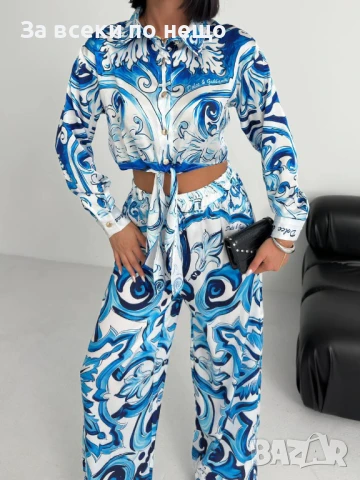 Дамски Летен Комплект - 2 Налични Цвята Код A685, снимка 3 - Комплекти - 50775164