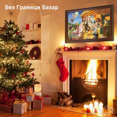 Нов Пъзел адвентен календар 24 части – подарък за Коледа дете игра, снимка 5 - Пъзели - 48521980