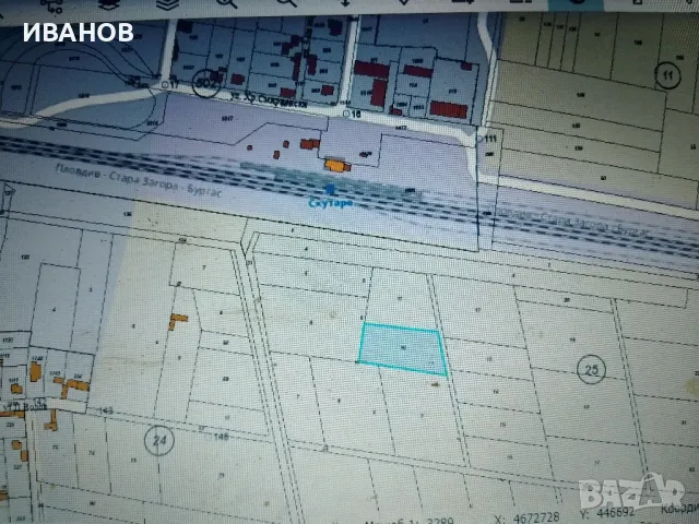 Продавам 2.710 дка. нива в непосредствена близост до гарата на с.Скутаре., снимка 1