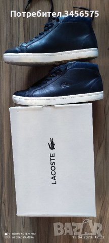 Обувки Lacoste 42 ест.кожа, снимка 3 - Мъжки боти - 40411926