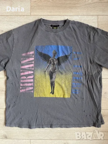 Винтидж тениска Nirvana – Live ’93 / In Utero (Zara)