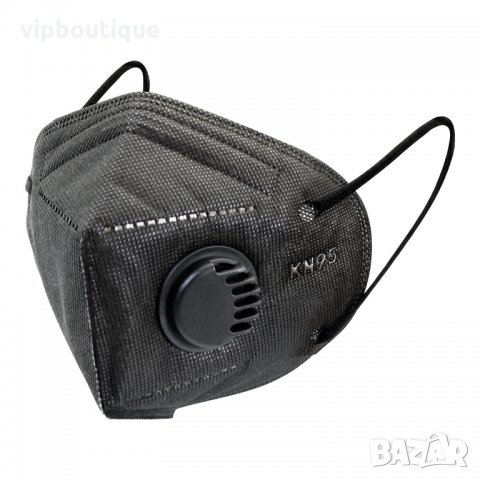 KN95 Висококачествени предпазни маски за лице черни, снимка 2 - Медицински консумативи - 31092686