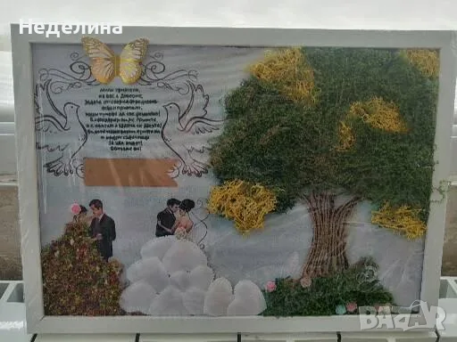 Картини с мъх и цветя , снимка 6 - Картини - 52079612
