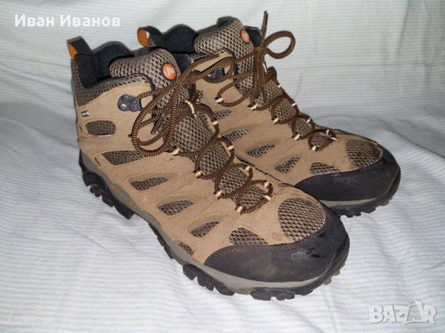 туристически високи обувки Merrell Moab Earth Brown Mid Waterproof номер 43