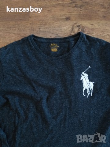 polo ralph lauren - страхотна мъжка блуза КАТО НОВА, снимка 2 - Блузи - 40002155