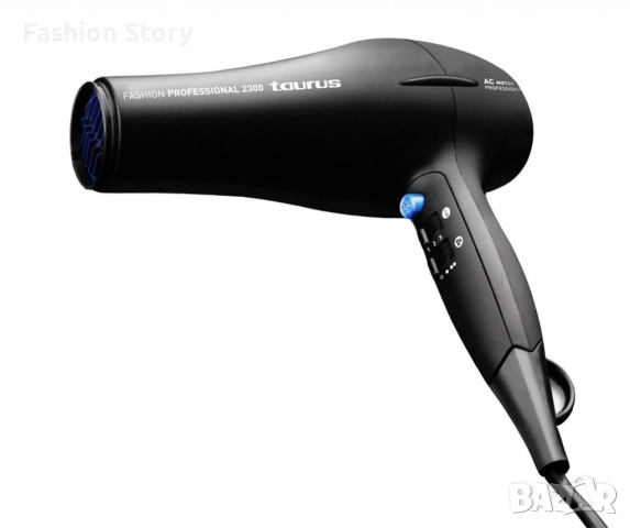 Сешоар TAURUS Fashion Professional 2300, 2200W, функция за студен въздух, 3 скорости, снимка 3 - Сешоари - 51540955