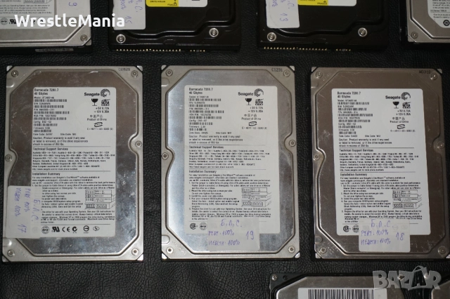 14 броя Тествани и Работещи Хард Дискове ATA 160GB/80GB/40GB/30GB, снимка 5 - Твърди дискове - 51705564