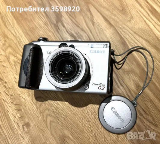 Продавам Canon PowerShot G3, снимка 2 - Фотоапарати - 55743005