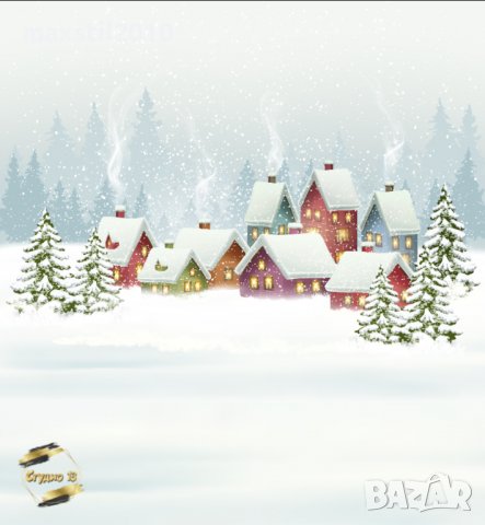 Коледен фон от винил за детска градина, снимка 13 - Декорация - 38929982