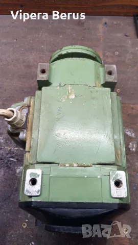 НИСКОПРОФИЛЕН ел. двигател. Немски, трифазен, 1,1 kw, 2820 об. мин., снимка 4 - Електродвигатели - 48082822