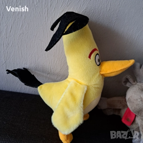  Чък (Chuck) от поредицата Angry Birds, снимка 2 - Плюшени играчки - 52836584