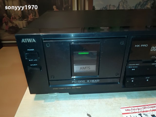 AIWA AD-F800E 3HEAD DECK-MADE IN JAPAN-ВНОС SWISS 1510221951, снимка 3 - Декове - 38340933