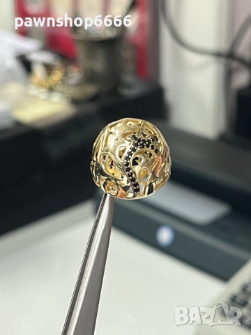 Златен пръстен 14 карата 4,51 грама , снимка 2 - Пръстени - 54162790