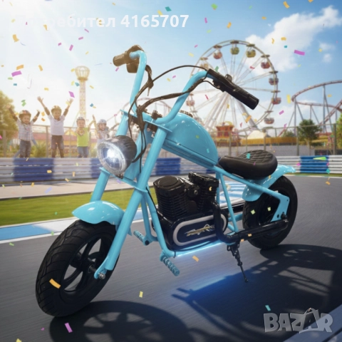 Електрически мини скутер C12B Harley baby, снимка 2 - Други стоки за дома - 52816923