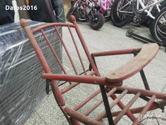 Много стара детска дървена количка, снимка 13 - Други ценни предмети - 31354894