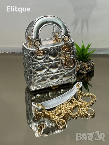 чанти CHIRSTIAN DIOR- DİOR 11.5 x 12.5 cm 💫💫💫 , снимка 3 - Чанти - 53142449