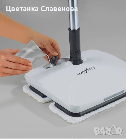 Вибриращ моп с батерия с функция за пръскане, снимка 4 - Парочистачки и Водоструйки - 53970821