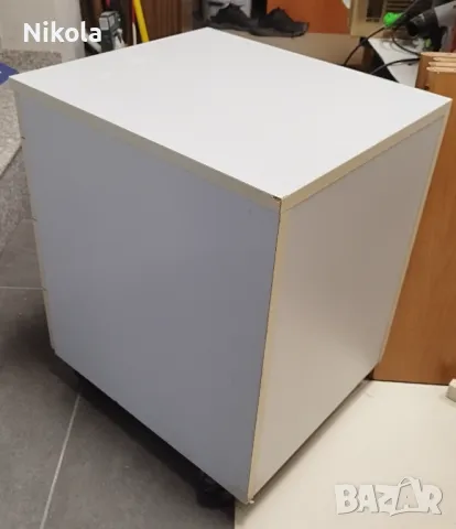 Шкафче за бюро с 4 чекмеджета - контейнер на колела 43,3 /50/60,5см, снимка 8 - Шкафове и рафтове - 48229539