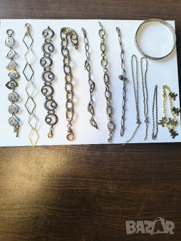 Сребърни гривни, снимка 3 - Гривни - 41964529