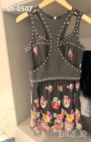 Ефектна рокля на цветя, снимка 4 - Рокли - 54199154