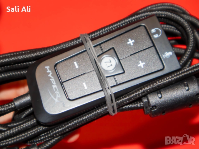 HyperX Cloud II геймърски слушалки червено черно PC PS4 Xbox, снимка 10 - Слушалки и портативни колонки - 51802609