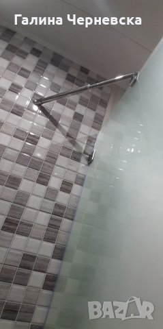 Параван за баня 8мм. закалено стъкло, снимка 3 - Душ кабини и вани - 32148402