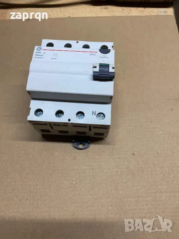 Трифазен четириполюсен автоматичен/деференциален предпазител със дефектно-токова защита 25 А , снимка 2 - Други машини и части - 48274269
