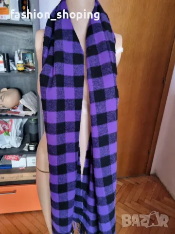 Вълнен шал Johnston of elgin, снимка 3 - Шалове - 48272576