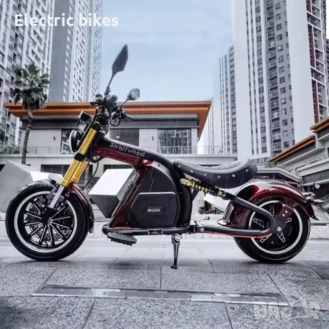 Citycoco M8S 4000W – Електрически чопър с 80 км/ч и 88 км пробег, снимка 3 - Велосипеди - 50332562