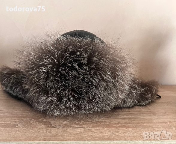 Страхотна шапка естествена кожа, снимка 3 - Шапки - 38344555