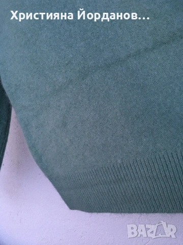 пуловер 100% плътен кашмир, ХС, снимка 3 - Блузи с дълъг ръкав и пуловери - 53078589