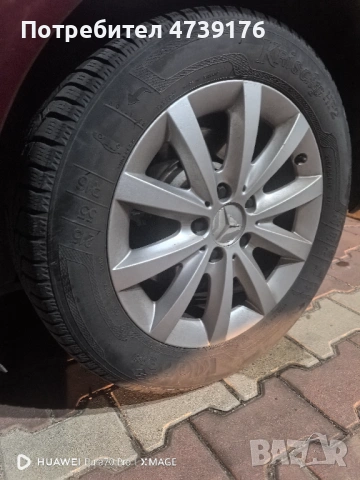 Комплект джанти с гуми за Мерцедес 215/55/16