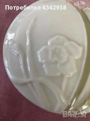 Порцеланова кутия за бижута. Германия, снимка 3 - Антикварни и старинни предмети - 51316306