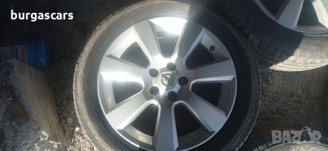 Алуминиеви джанти с гуми  215/55/17 Opel Vectra C 3.0 V6 CDTI, 177 к.с, снимка 6 - Гуми и джанти - 35533133