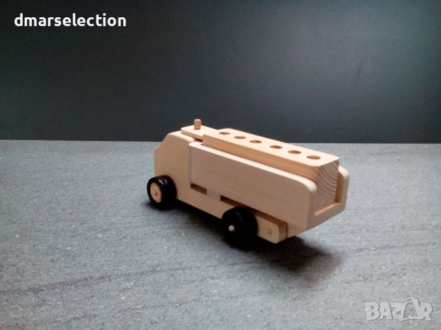 Декоративно дървено камионче - моливник DMAR 321, снимка 6 - Колекции - 52406979
