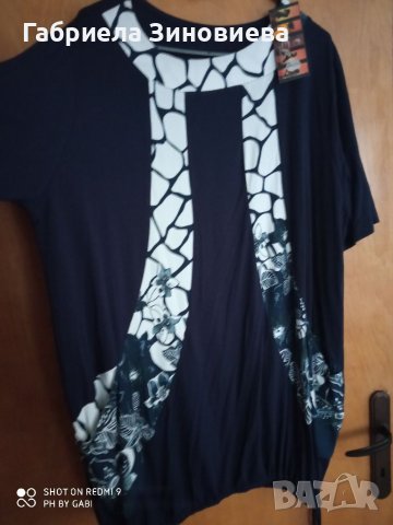 Нова дамска туника, голям размер, снимка 5 - Туники - 37006320