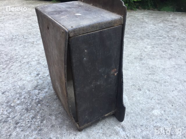 стара дървена кутия за будилник, снимка 6 - Антикварни и старинни предмети - 37634667