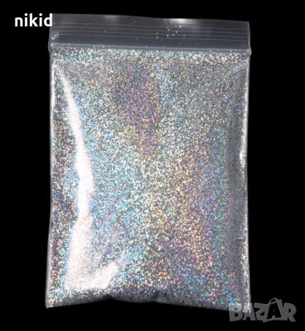 холограмен супер ситен фин магически лазер  пигмент за нокти маникюр декорация страхотен брокат и др
