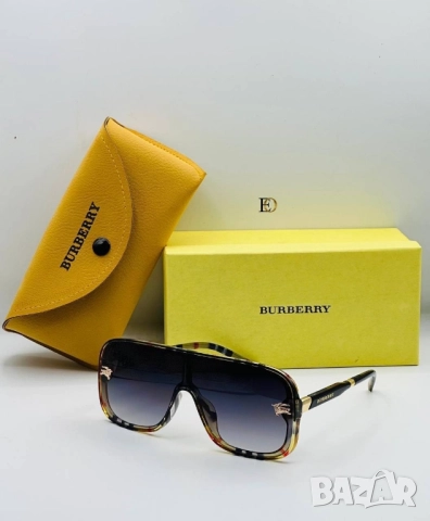 очила с черен обикновен калъф и ув защита prada burberry , снимка 9 - Слънчеви и диоптрични очила - 51459080