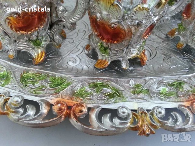  стакани подстакани чаши чашки поднос, снимка 8 - Антикварни и старинни предмети - 29913299