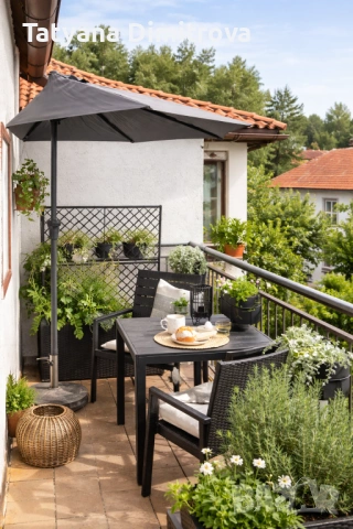 Чадър + стойка (КАТО НОВИ) – ТОП ЦЕНА