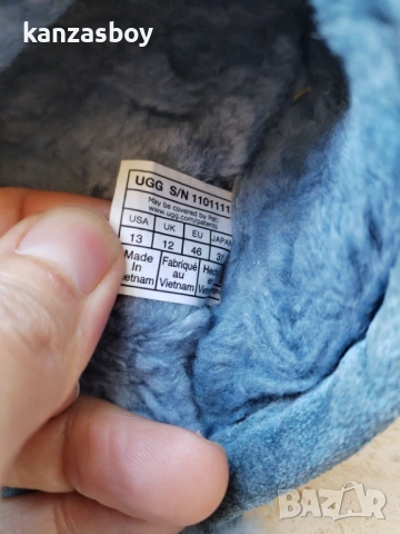  UGG 1101111-BTOL - мъжки вълнени чехли 46, снимка 8 - Други - 54137893