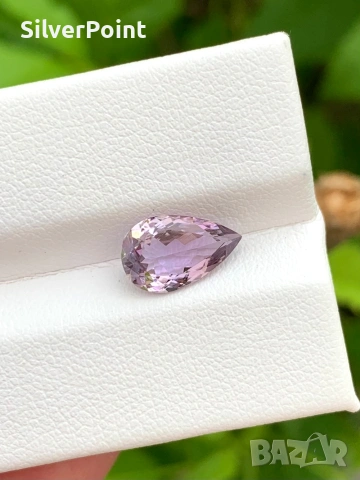 Танзанит розов VVS с швейцарски сертификат , снимка 2 - Други - 53910720