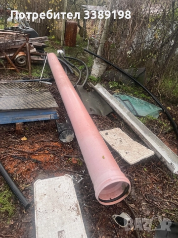 ПВЦ PVC Тръба ф400 5метра