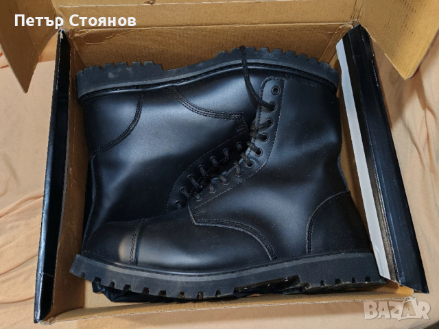 Здрави мъжки кубинки от естествена кожа Brandit р-р 47, снимка 11 - Мъжки боти - 52673887