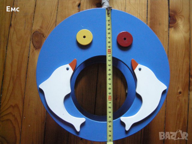 Детска лампа дървена, снимка 3 - Полилеи - 31240518