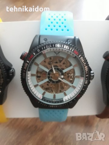 Механичен мъжки часовник ST. TROPEZ различни цветове 2 на цената на 1, снимка 6 - Мъжки - 29390156