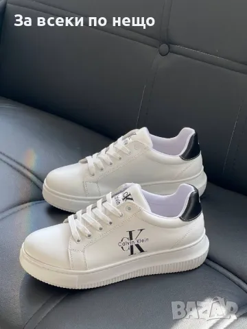 Calvin Klein Дамски Бели Маратонки👟Дамски Спортни Обувки В Бял Цвят Келвин Клайн Код E226