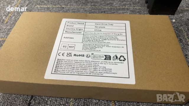 Heretom 651314-001 3.5" къди с 661914-001 661914 2.5" към 3.5" адаптер, снимка 9 - Други - 50913842